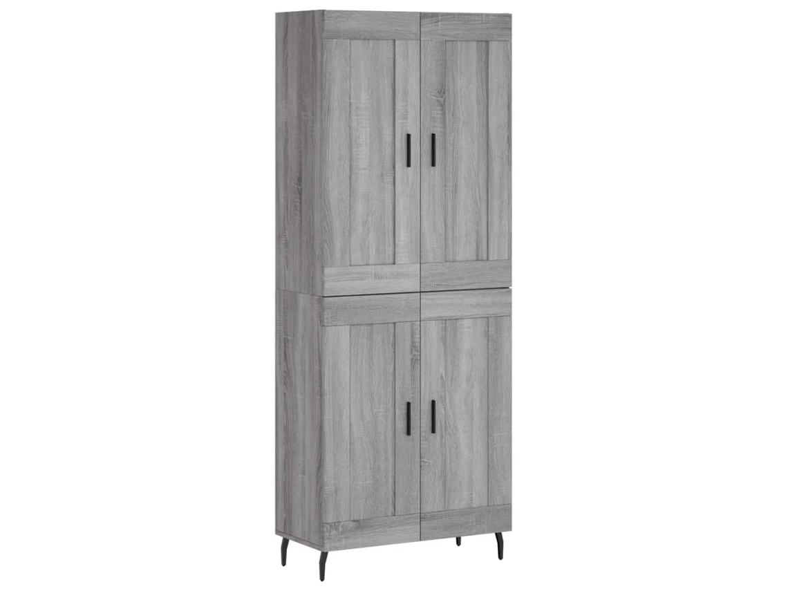 Mueble alto derivado de madera gris Sonoma MAISON EXCLUSIVE (69,5 x 34 x 180 cm)