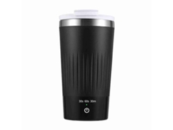 Taza Magnética Autoagitadora De Acero Inoxidable De 400 Ml Con Usb Y 3 Modos Para Café, Leche Y Zumo.