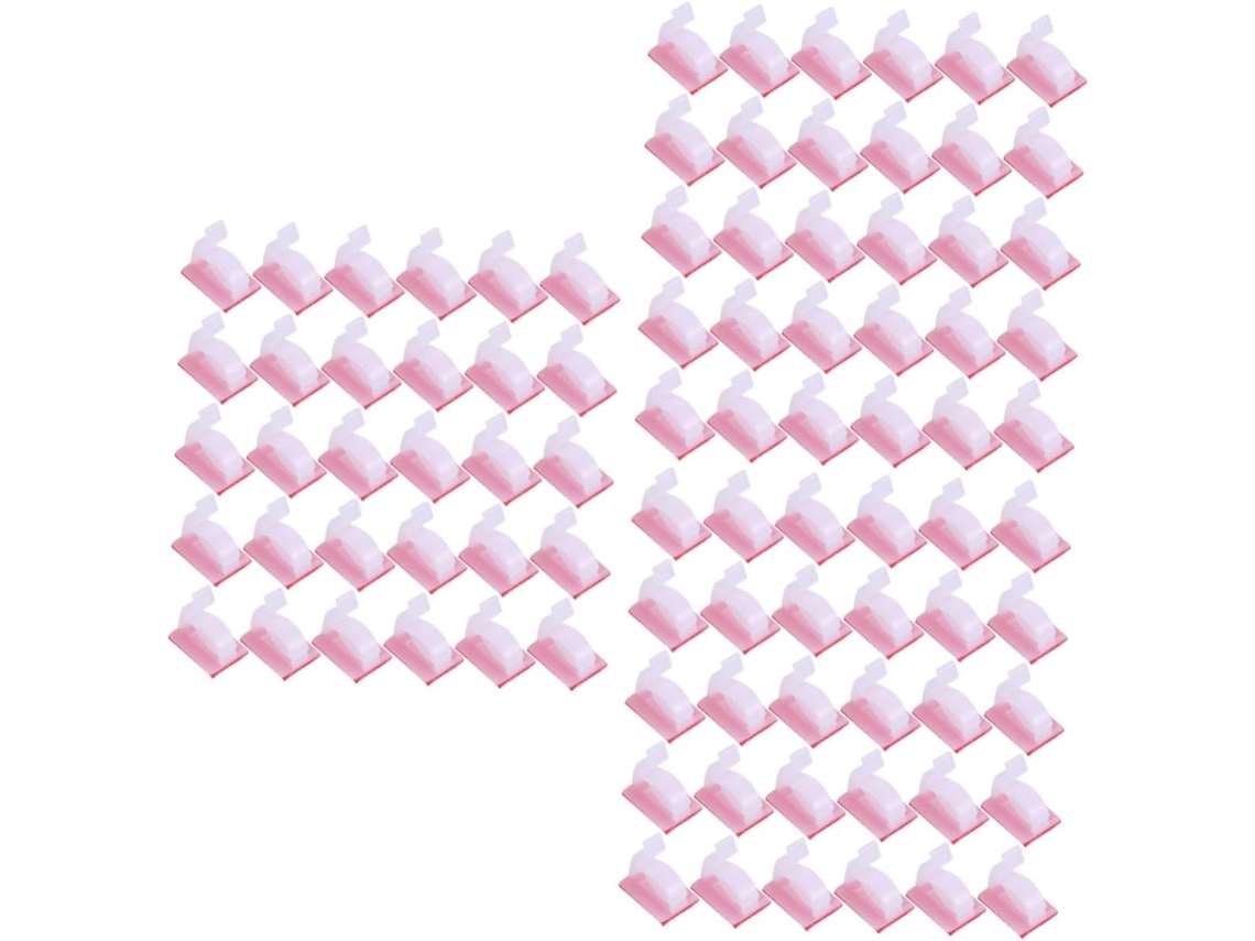 3 (100 3) Paquete De Clips Autoadhesivos Para Cables Para La Gestión De Cables