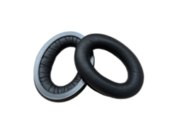 Almohadillas para auriculares Sennheiser HD560S, espuma suave, piel de cordero negra.