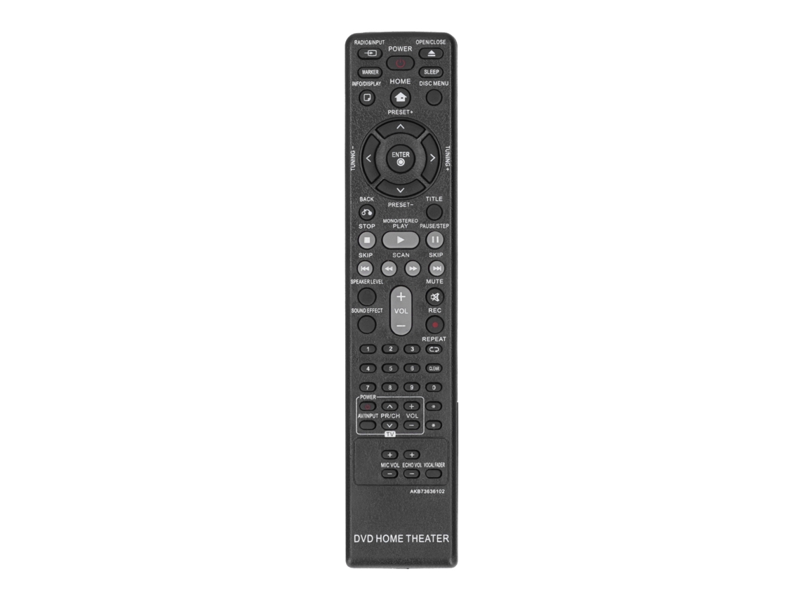 Control Remoto Para Dvd Akb73636102/akb37026852 Para Lg Home Theater Dh4130s Ht304 Ht305