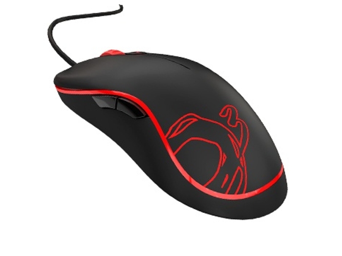 Ratón OZONE Neon (Óptico - 2000 dpi - Negro)