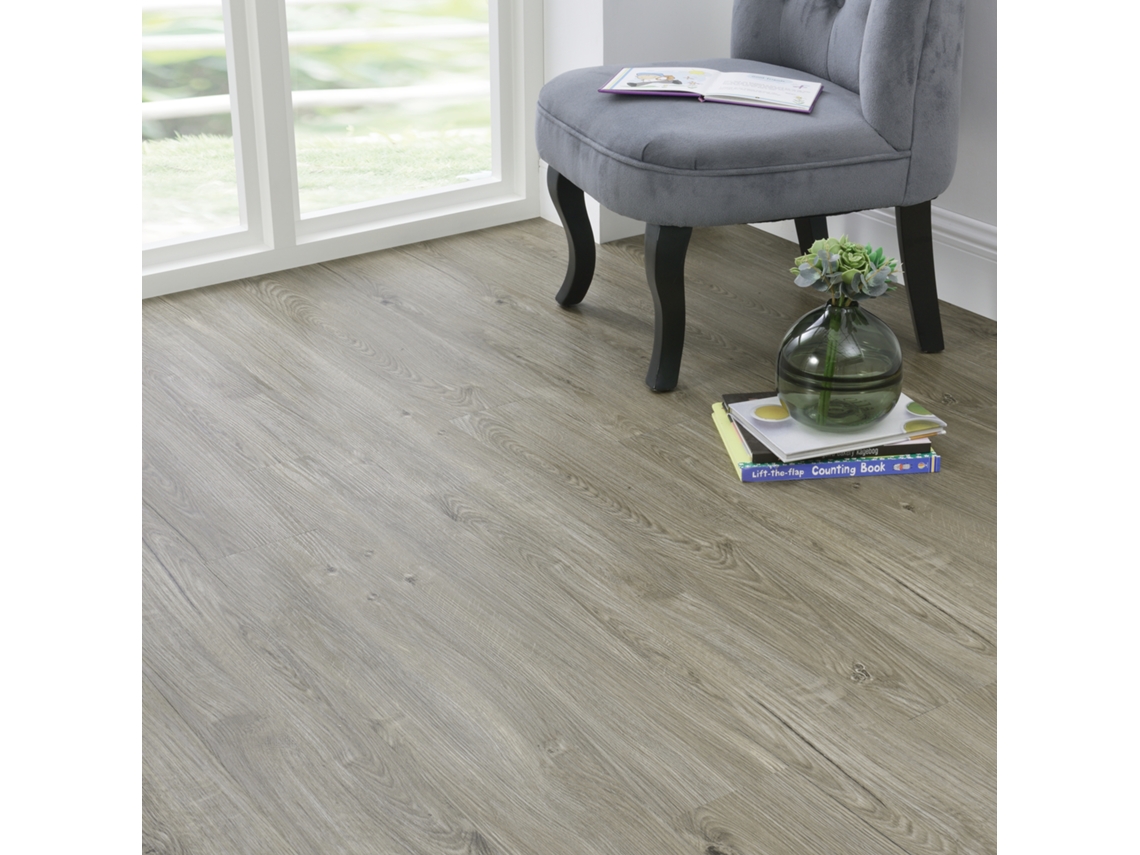 Pisos de Vinilo Vanola Laminados de PVC 42 planchas 5,85 m² Roble natural (Natural Oak) NEU.HOLZ