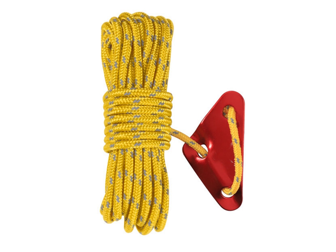 Cuerda De Nailon Reflectante, Ajustable, Resistente Al Viento, Alargada Y Engrosada Para Tiendas De Campaña.