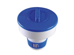 Dispensador de Cloro Flotante, Ajustable, Mediano para Piscina. Capacidad para Pastillas de 200 g SIQUA