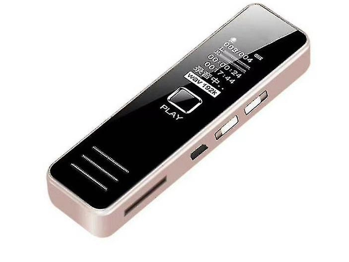 La Mini Grabadora Digital Es Recargable Apta Para Grabar Reuniones Y Aulas 4 Gbrosa Gold YEMAESRE