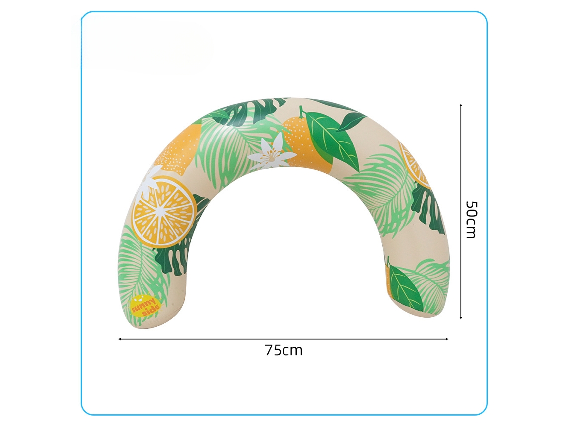Flotador Inflable en Forma de U, Ideal para Piscinas, Lagos y Ríos Verde Siurn
