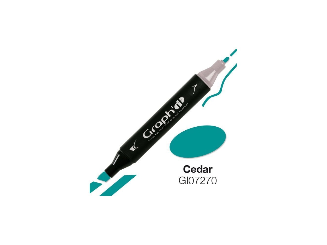 Marcador GRAPH'IT de doble punta - Cedro