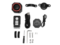 Luz Traseira Inteligente Para Bicicleta Anti-roubo Com Controle Remoto Recarregável Ipx5 Modos De Iluminação E Luz De Freio