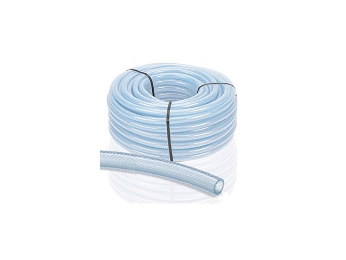 Manguera de aire de PVC de doble capa Cristalrefor 10x16mm 50m, flexible y resistente.