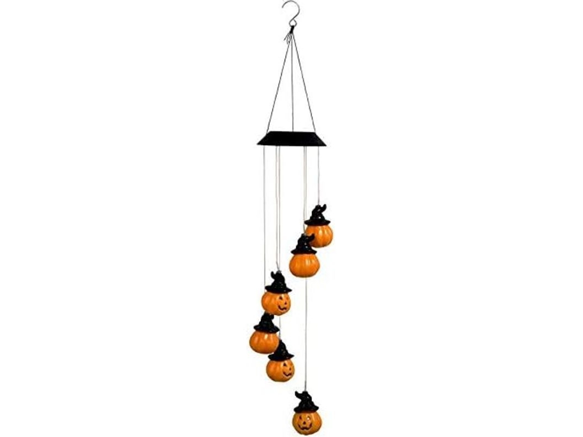 Luces De Campanilla Solar, Luces De Halloween Con Esqueleto Calabaza Fantasma Exterior Guirnalda Impermeable