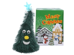 Ats-árbol De Navidad Eléctrico Juguete 6 Pulgadas Con Luz Y Estrella Decoración Regalo De Navidad Para Niños
