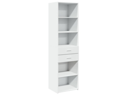 Maison Exclusive - Aparador De Madera De Ingeniería Blanco 50x42,5x185 Cm