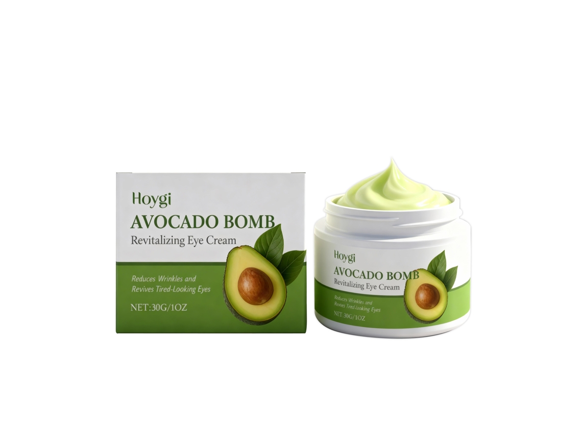 Crema de ojos de aguacate con efecto reafirmante y elastizante.