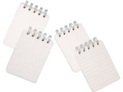 Conjunto De 4 Fichas De Índice Bristol Com Encadernação Em Espiral, 10, 6 X 7, 7 Cm( A7), Páginas