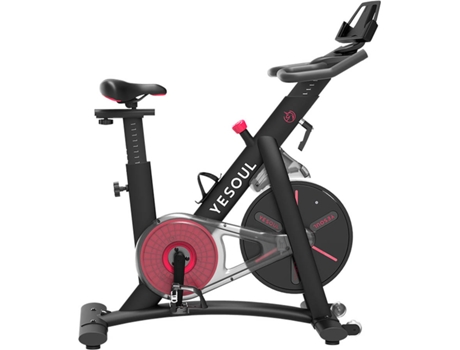 Bicicleta de Spinning YESOUL S3 (Negro - Volante: 6.15 kg - Hasta: 100 kg)