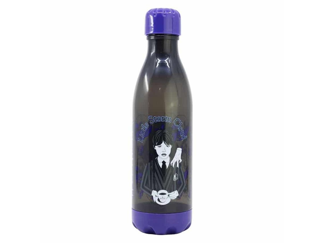 Botella Pvc Reutilizable De 600ml Y Con Diseño De Miércoles Stor 75968 P23stor