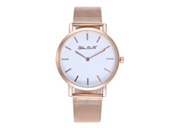 Reloj Analógico De Cuarzo Para Hombre Con Brazalete De Malla De Acero, Resistente Al Agua, Color Plata.