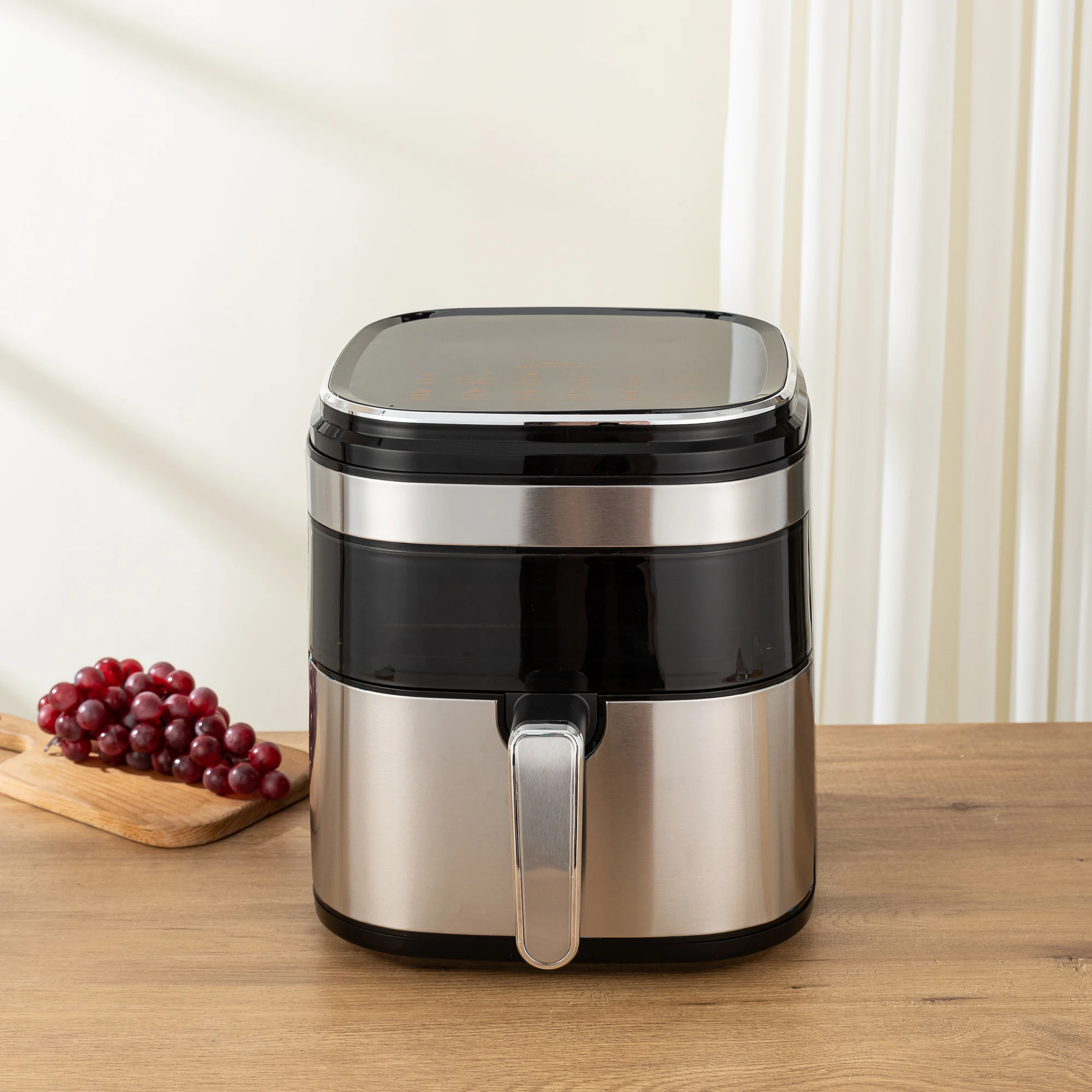 Freidora De Aire Eléctrica Saludable De 2 Litros Con Control Digital De Temperatura.
