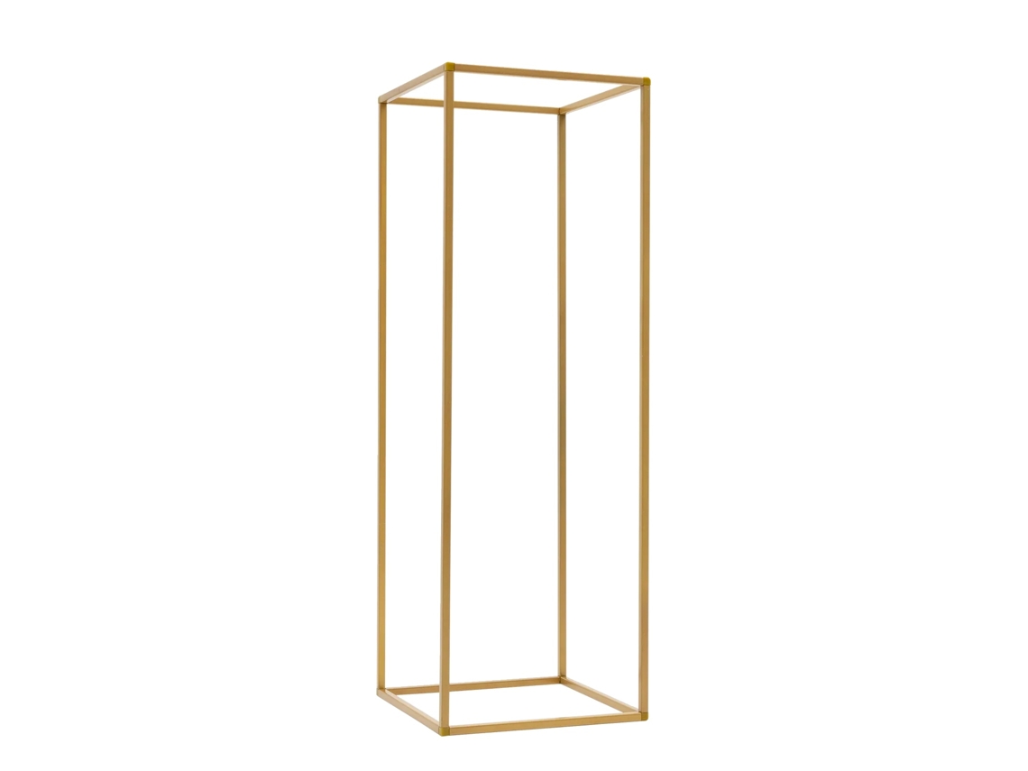 Soportes para macetas, diseño elegante, construcción robusta, dorado, OEM