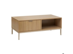 5five Mesa Baja Tasso Efecto Madera Natural 100x40cm