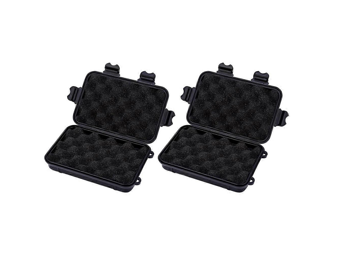 Juego de 2 cajas de transporte de supervivencia portátiles, ideales para actividades al aire libre y supervivencia en la naturaleza.