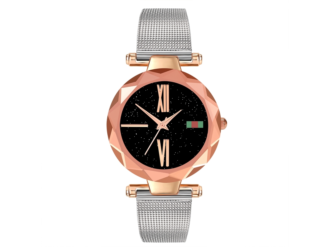 Reloj De Pulsera Analógico De Cuarzo Con Correa De Acero Para Hombres (plata)