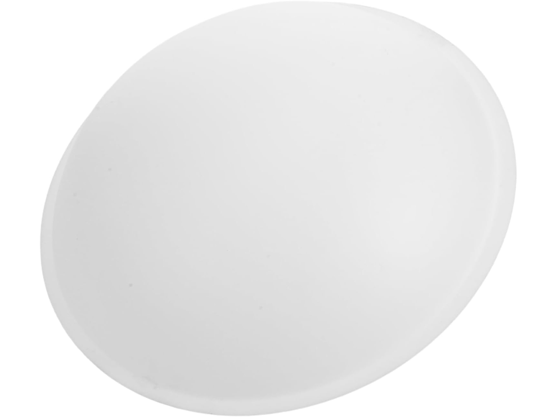 Borde De Protección Ocular Semicircular Refinado De Acrílico Blanco Para Lámpara De Mesa Y