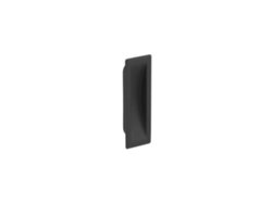 Tirador Empotrado De Zamac Distancia Entre Ejes 64mm Barniz Negro Mate Pack De 25