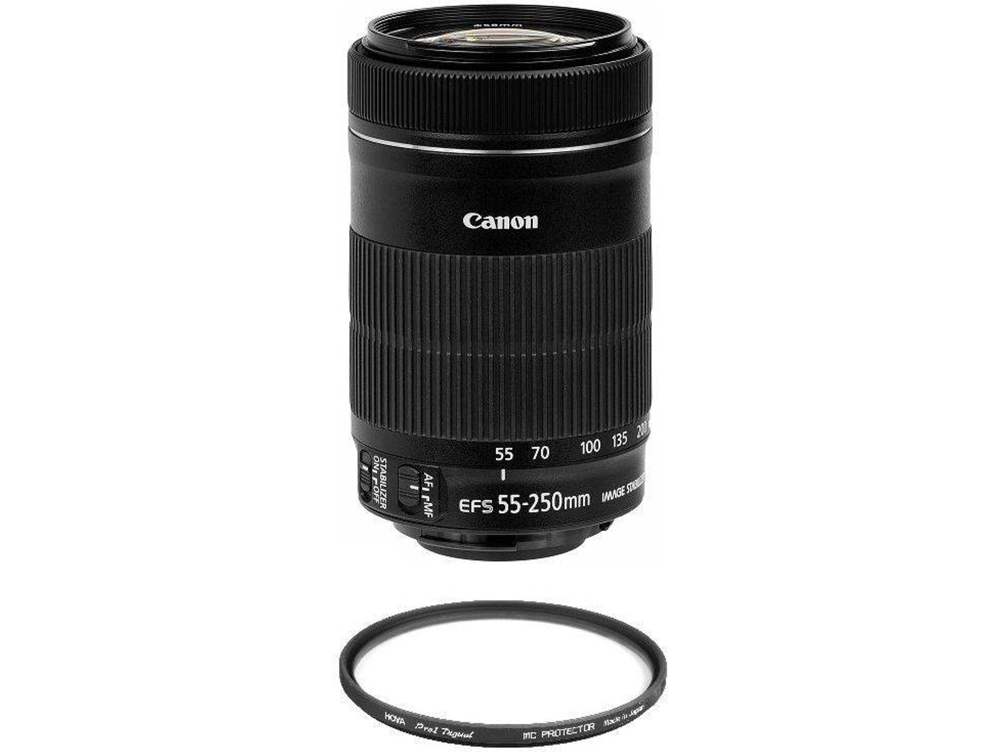 Objetivo CANON EF-S 55-250mm F4-5.6 IS STM + Hoya 58mm PRO 1D