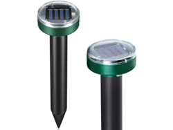 2 Pack Gopher Repellent Ultrasonic Solar Powered Easy To Use Solar Mole Ip65 Waterproof GERTIZ