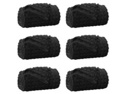 Mantitas De Sofá 6 Uds Negro 240 X 220 Cm Lana