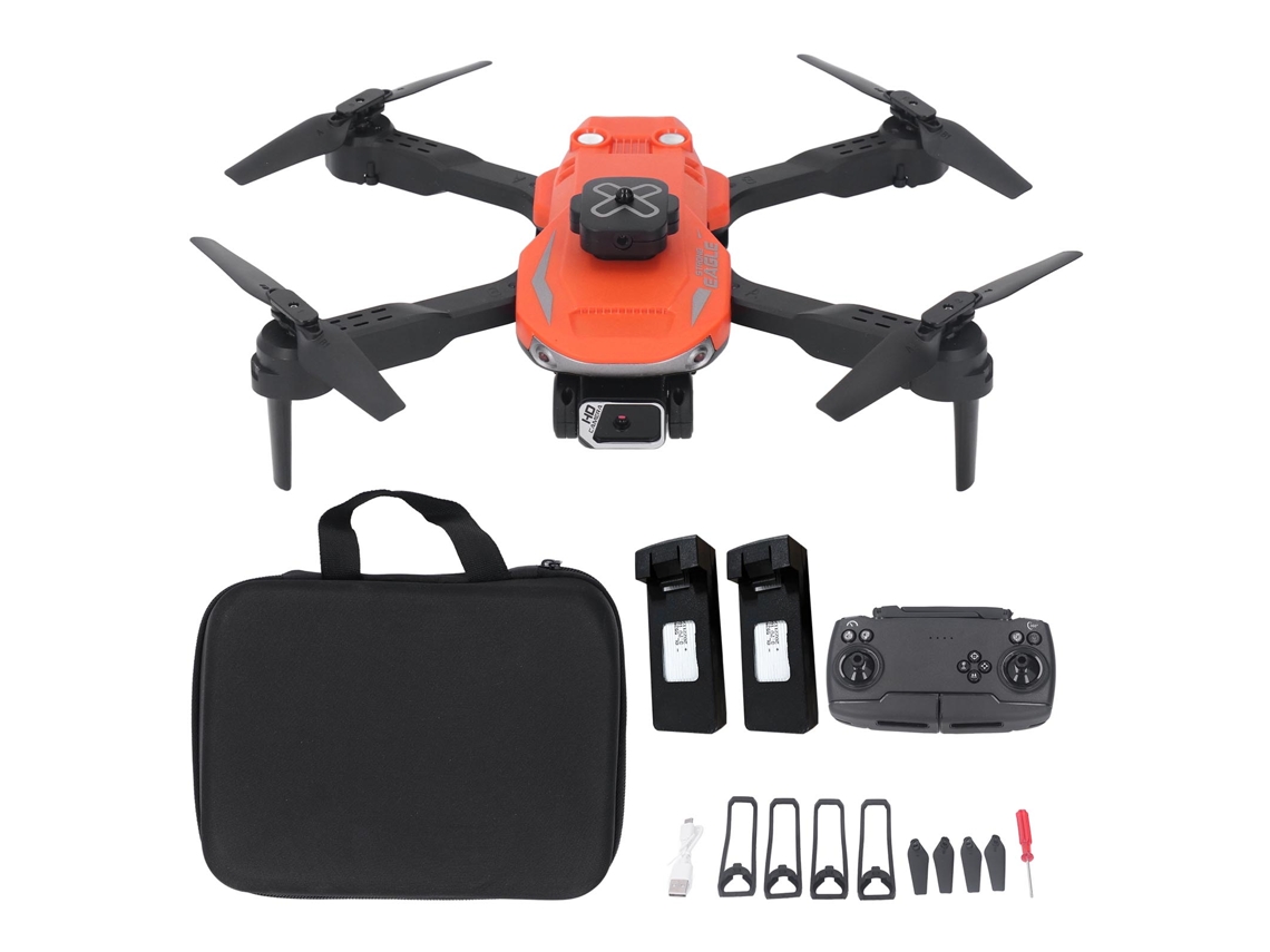 Dron Cuadricóptero Wifi Rc Con Cámara 4k, Evasión De Obstáculos, Localización Por Flujo Óptico Y Doble Batería.