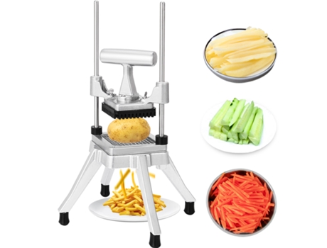 VEVOR Cortadora Comercial de Verduras Picador 3/8” Cortador Patata Frita Cocina