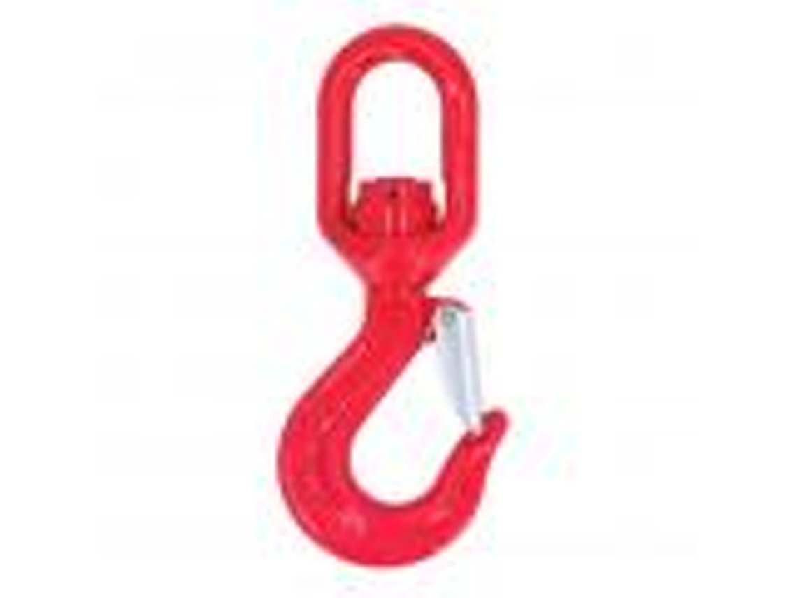 2 Ton Load Bearing Heavy Duty Alloy Steel Swivel Hook For Crane Hoist