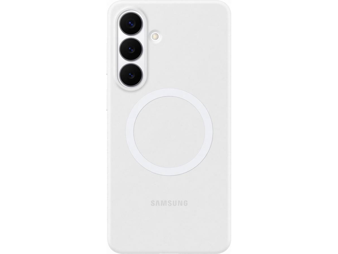 Funda SAMSUNG Silicona Magnética Galaxy S26+ (Blanco)