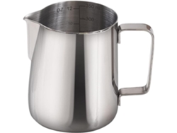 VVJIJILLY Bule Para Espuma De Espresso 12 Oz / 350ml Em Aço Inoxidável Com Escala De Medição