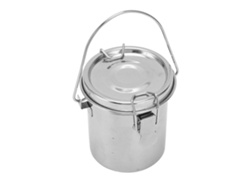 Lavadora De Pinceles De Acero Inoxidable Con Tapa Hermética Y Soporte De Pegamento Extraíble Para Arte.