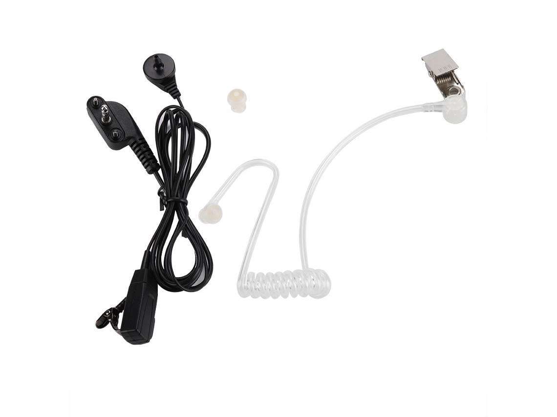 Auriculares Con Tubo Acústico Y Botón Ptt De 3,5 Mm Para Radio Walkie-talkie Vertex.