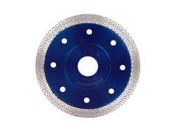 Disco de serra diamantado circular para corte de azulejos cerâmicos com misturador angular azul
