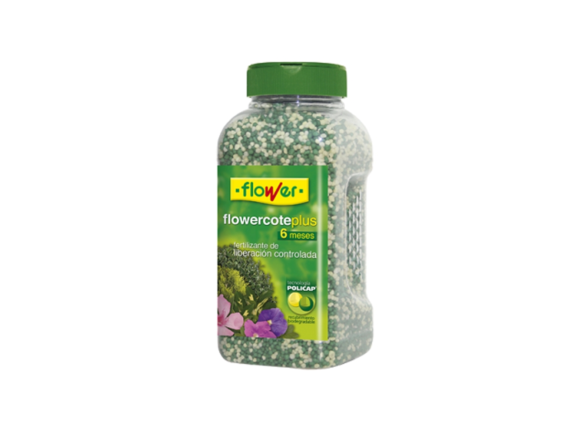 FLOWER Fertilizante granulado para jardim Flowercote Plus 6 meses 800 Gr