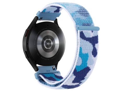 Correa de nailon ajustable para Samsung Galaxy Watch 5 40mm/44mm/Watch 5 Pro 45mm - azul