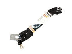 Cerradura de cadena de acero reforzado con cubierta de goma y llave de seguridad 8 AXA CLINCH+ 85 cm x 6 mm