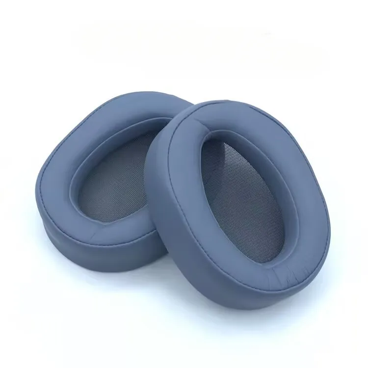 Almohadillas De Repuesto Para Auriculares Sony Mdr-100abn / Wh-h900n (1 Par), Tejido De Piel Proteínica. Azul Czhhmart