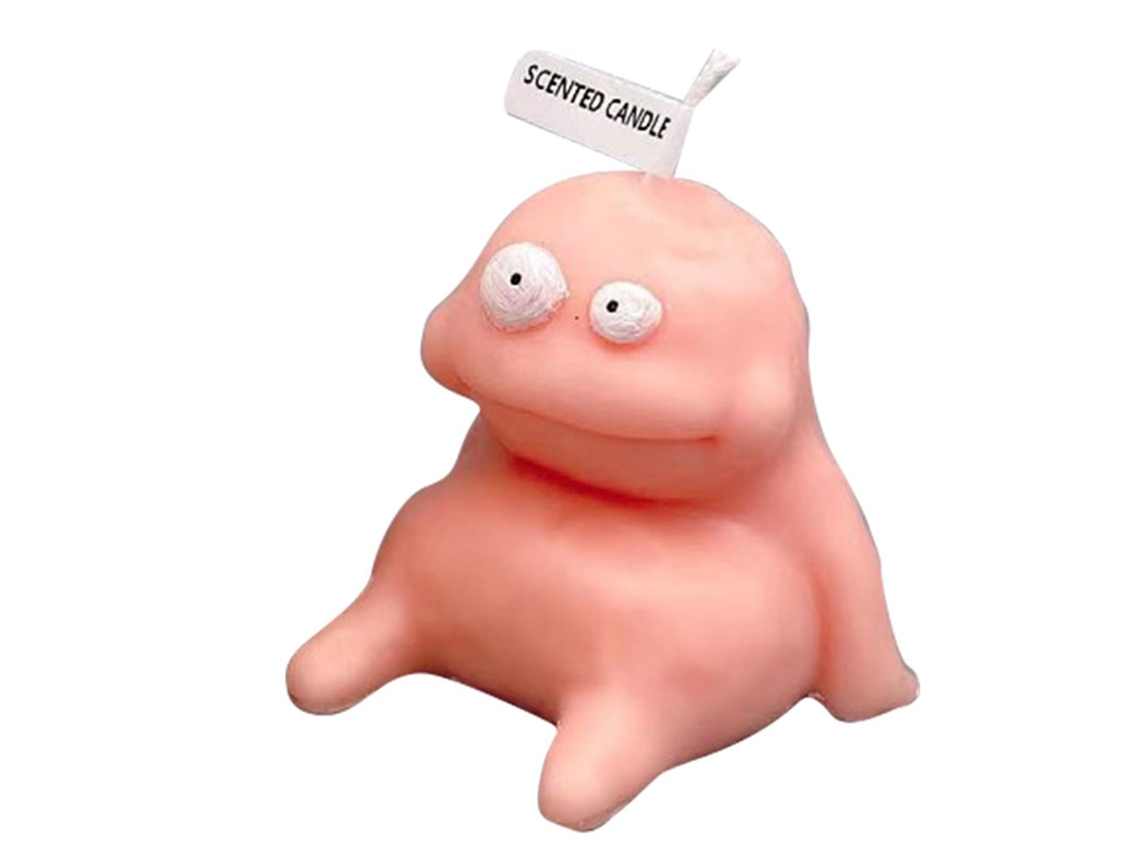 Rebe-vela De Figura De Hombre De Ardúco Cômica Lindo Feo Aroma Rosa Gorda Souvenir Cartoon