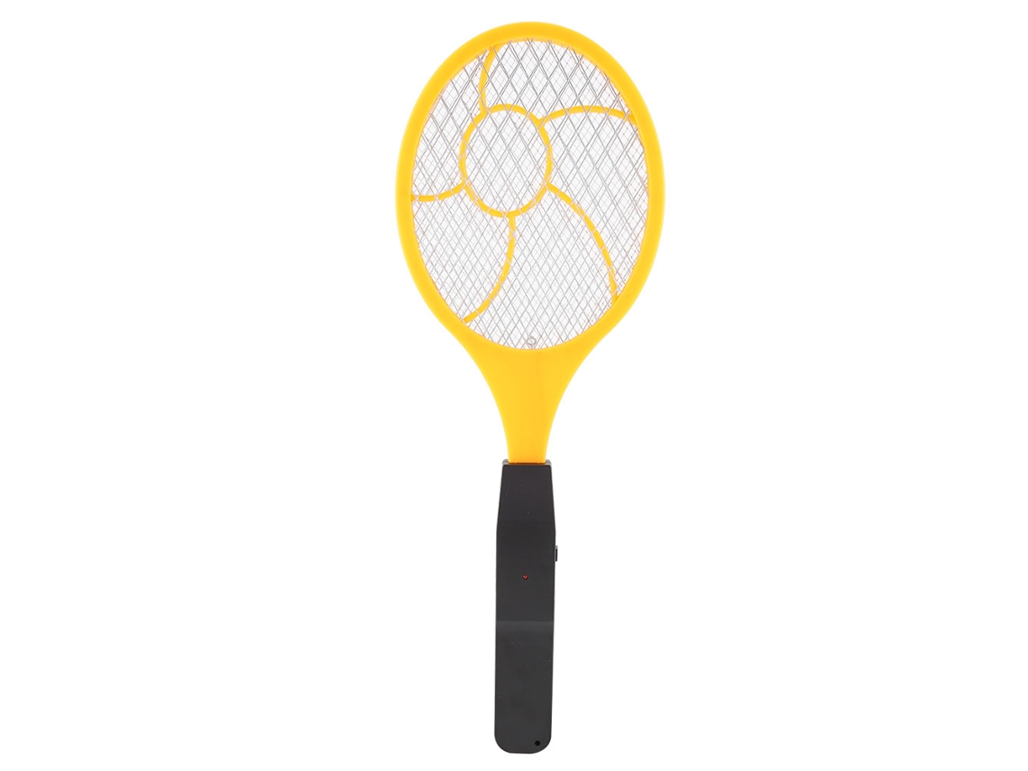 Matamoscas Eléctrico De Tres Capas Para Moscas Y Mosquitos (amarillo), Funciona Con Pilas.