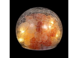 Lámpara De Cristal De Sal Del Himalaya De 4,5 V, Luz Cálida, Luz Nocturna Artística Decorativa