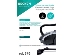 Bolsa de aspirador BECKEN REFª576 (5 unidades)