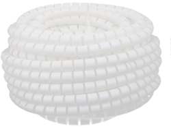 Cable espiral flexible de 25 mm x 25 m, organizador de cables, gestión de cables de CHABERLU