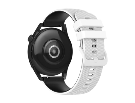 Pulsera Huawei Watch GT3 46mm Silicona Bicolor Texturizada Blanco / Negro AVIZAR